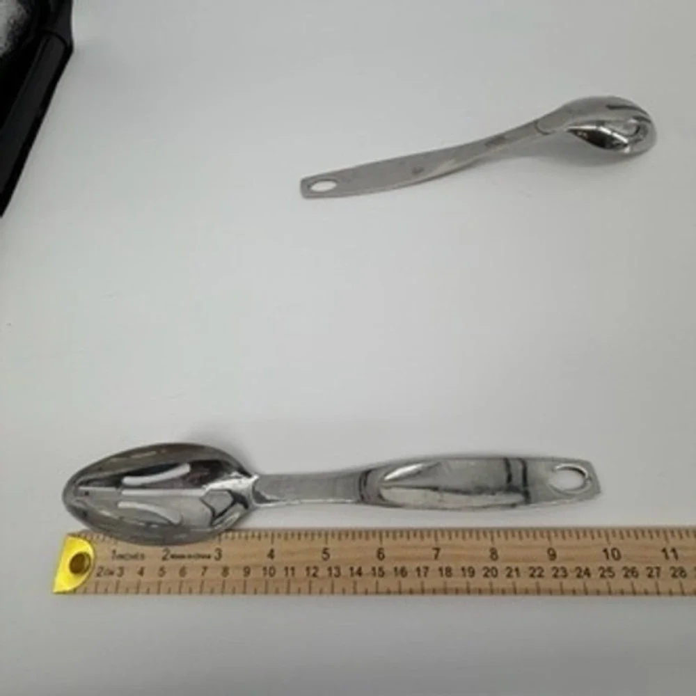 Oneida 18/8 Stainless Steel Slotted Serving Spoons‎ Set of 2 Silver 10